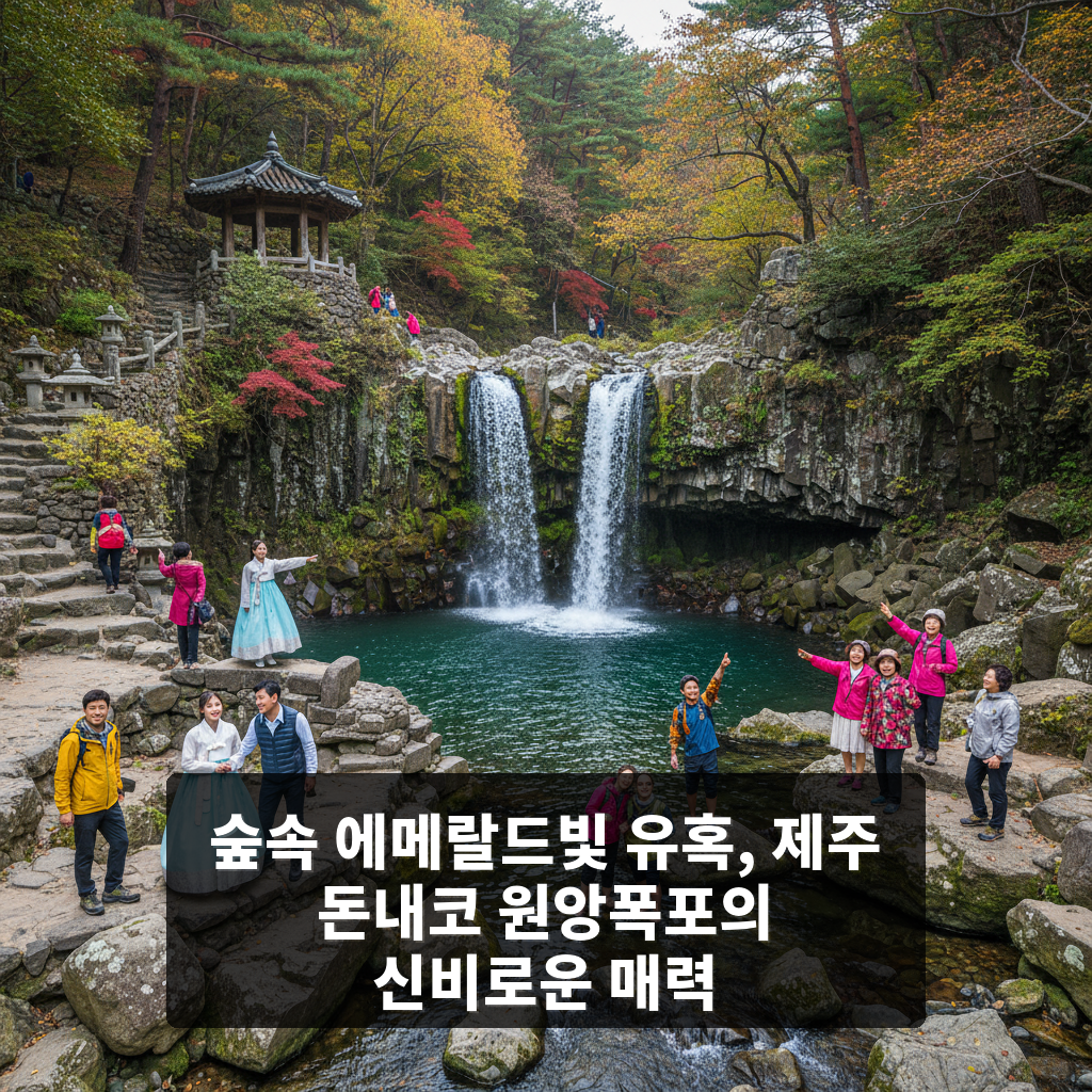 돈내코 원앙폭포