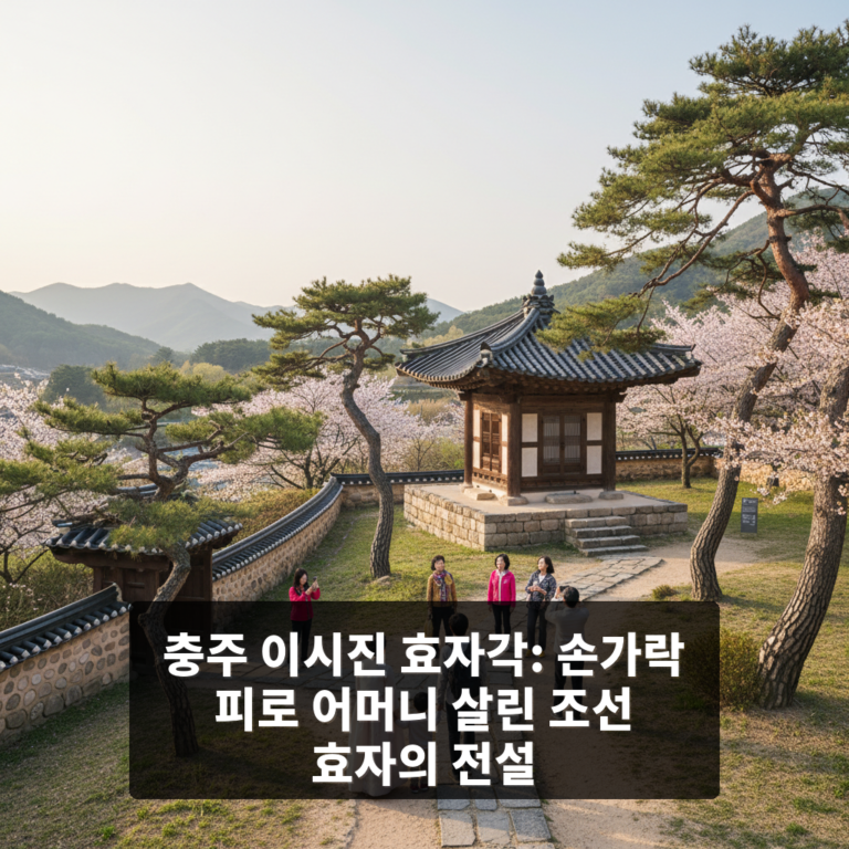충주 이시진 효자각