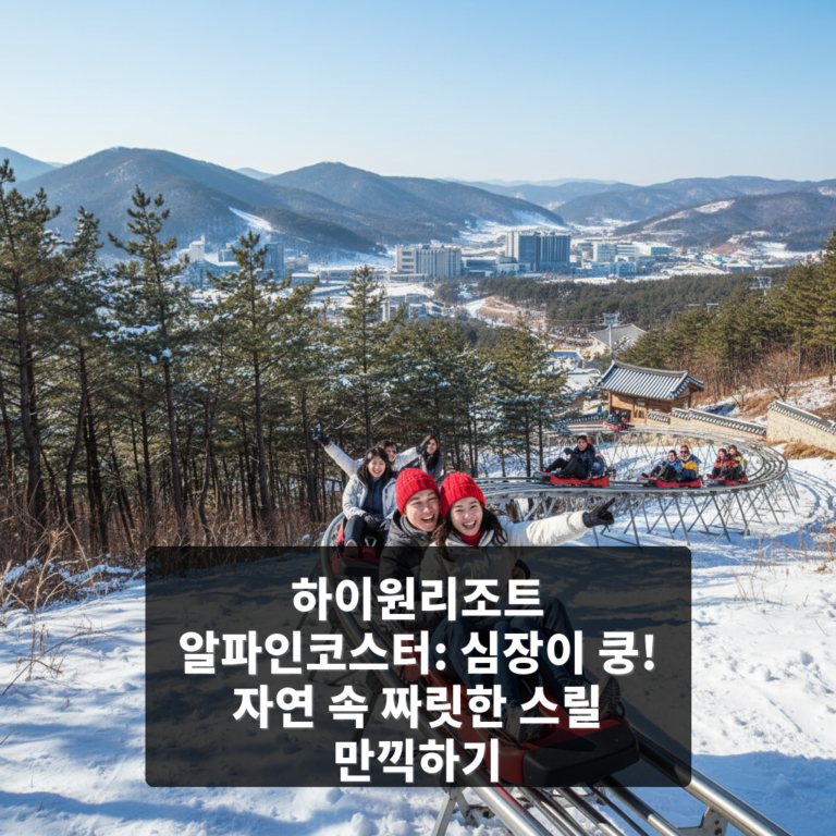 하이원리조트 알파인코스터