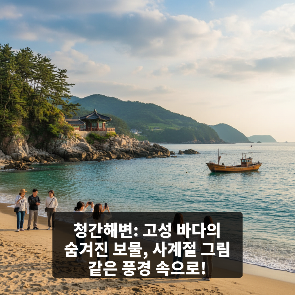 청간해변