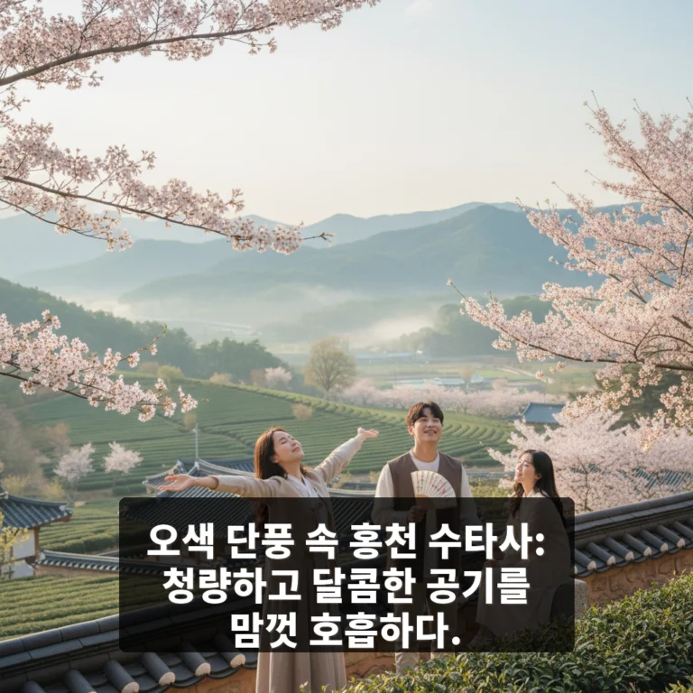 청량하고 달콤한 공기를 맘껏 호흡하다.