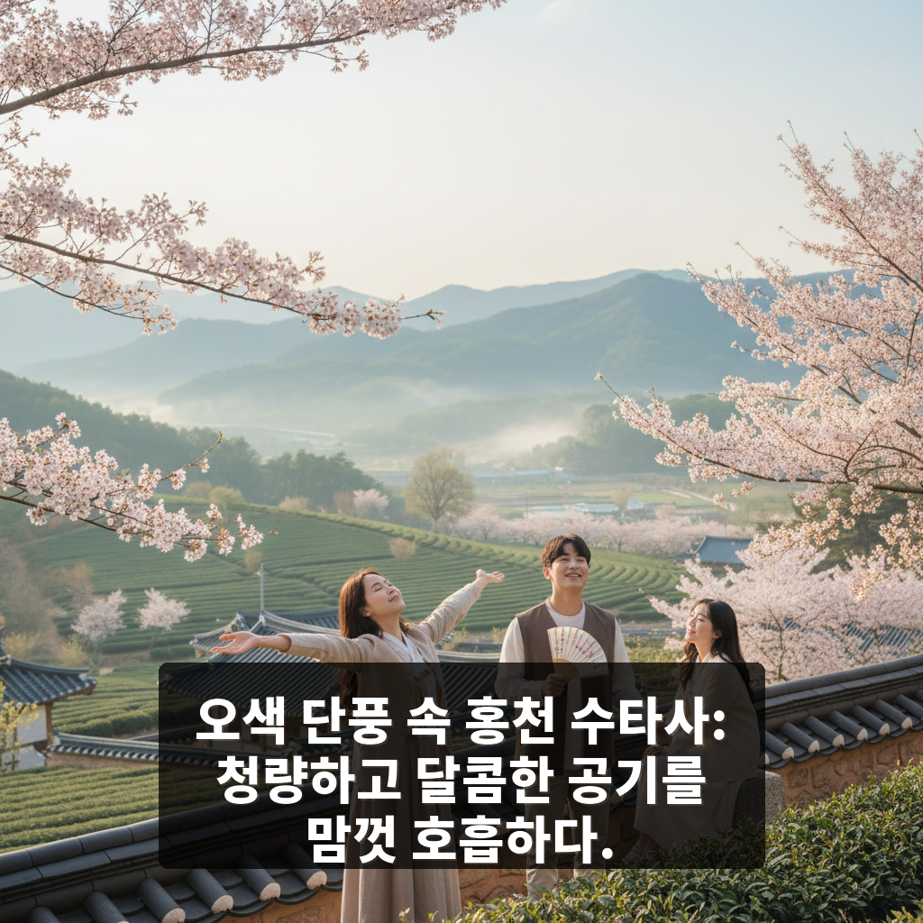 청량하고 달콤한 공기를 맘껏 호흡하다.
