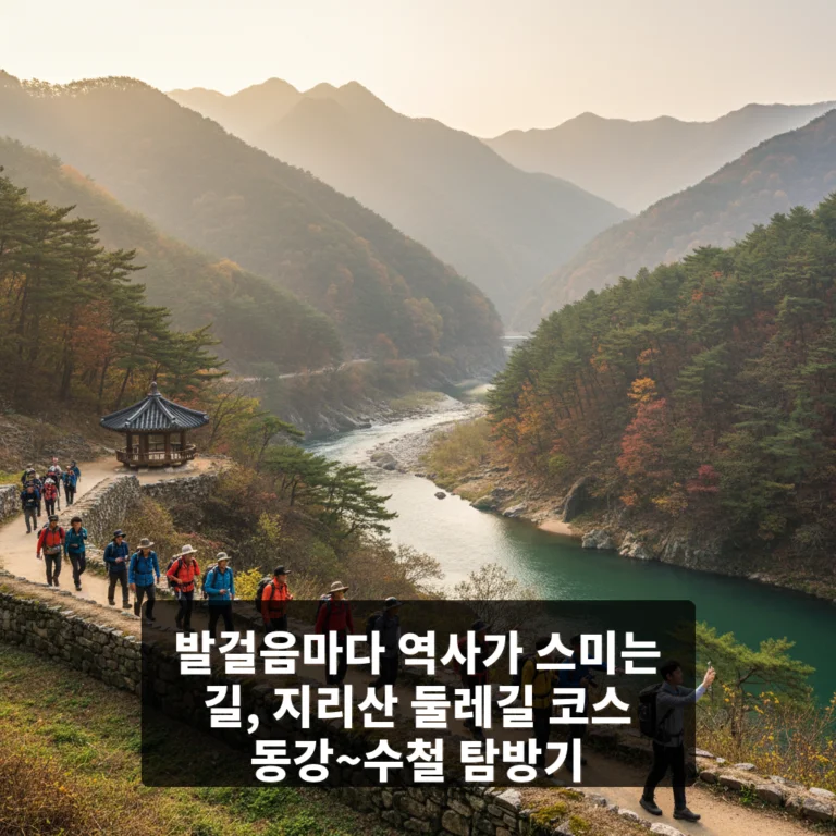 지리산 둘레길 코스 동강~수철