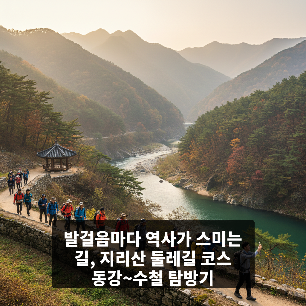 지리산 둘레길 코스 동강~수철
