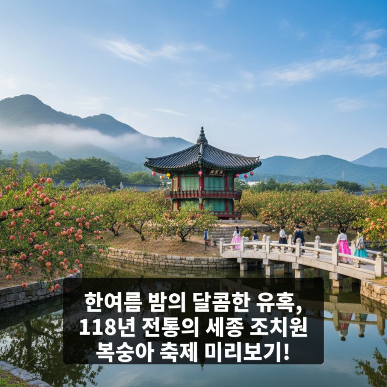 세종 조치원 복숭아 축제