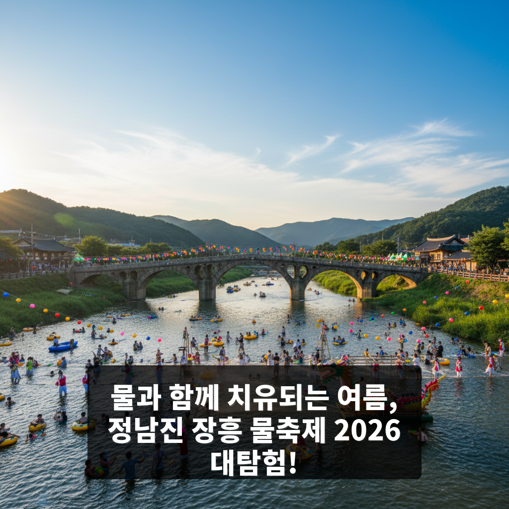 정남진 장흥 물축제