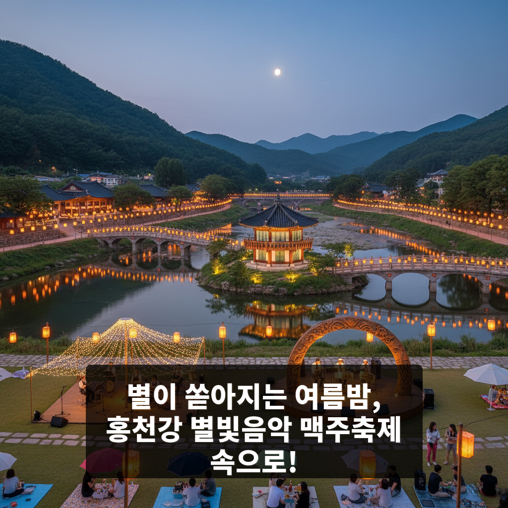 홍천강 별빛음악 맥주축제