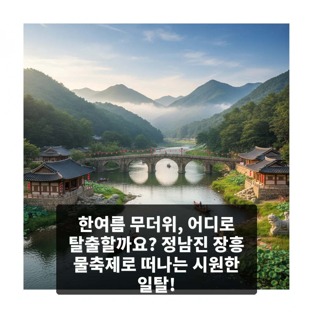 정남진 장흥 물축제