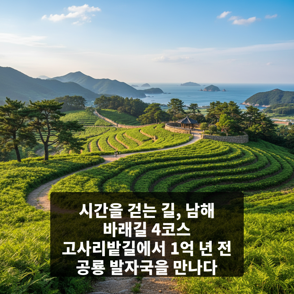 남해 바래길 4코스 고사리밭길