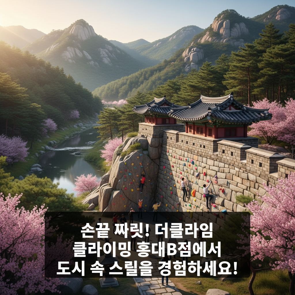 더클라임 클라이밍 홍대B점