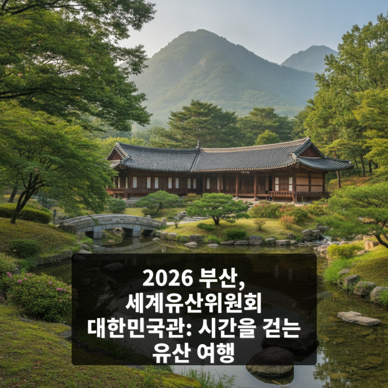 세계유산위원회 대한민국관(K-Heritage House)