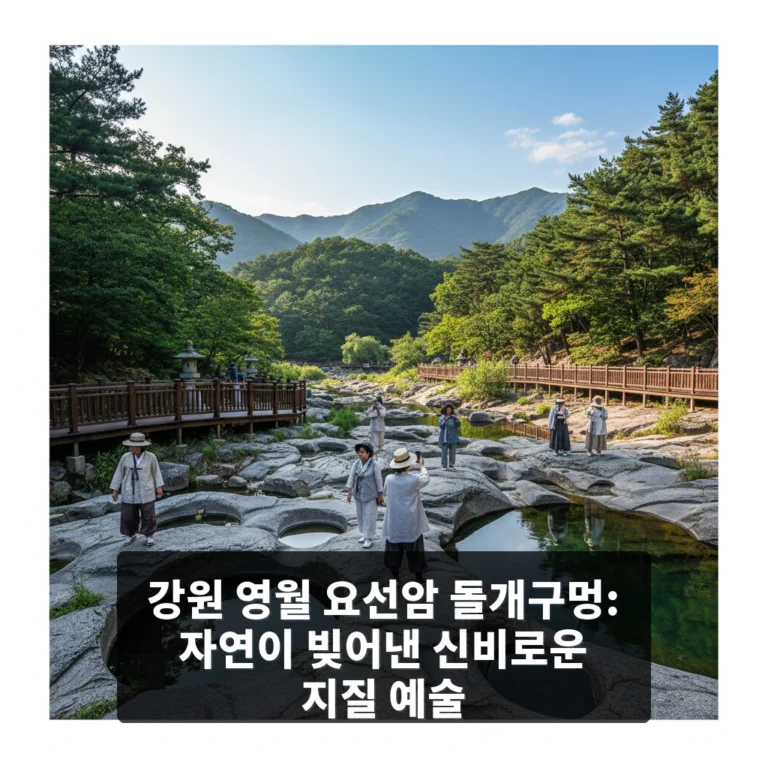 요선암 돌개구멍 (강원고생대 국가지질공원)