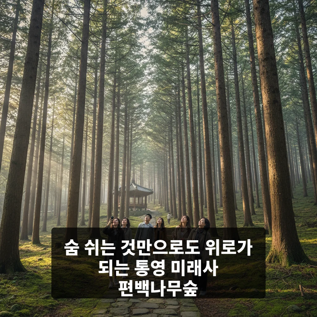 미래사 편백나무숲