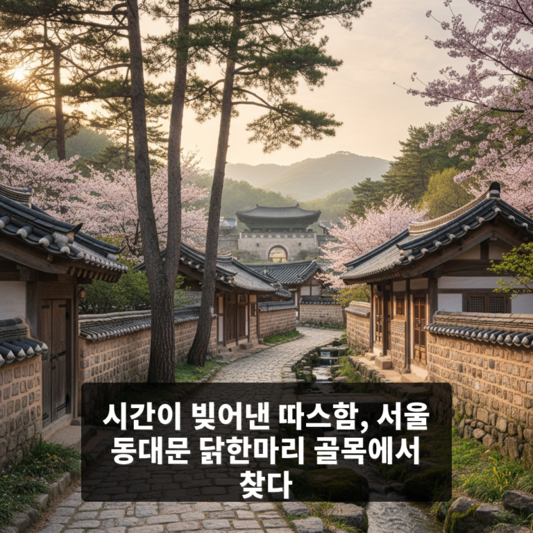 서울 동대문 닭한마리 골목