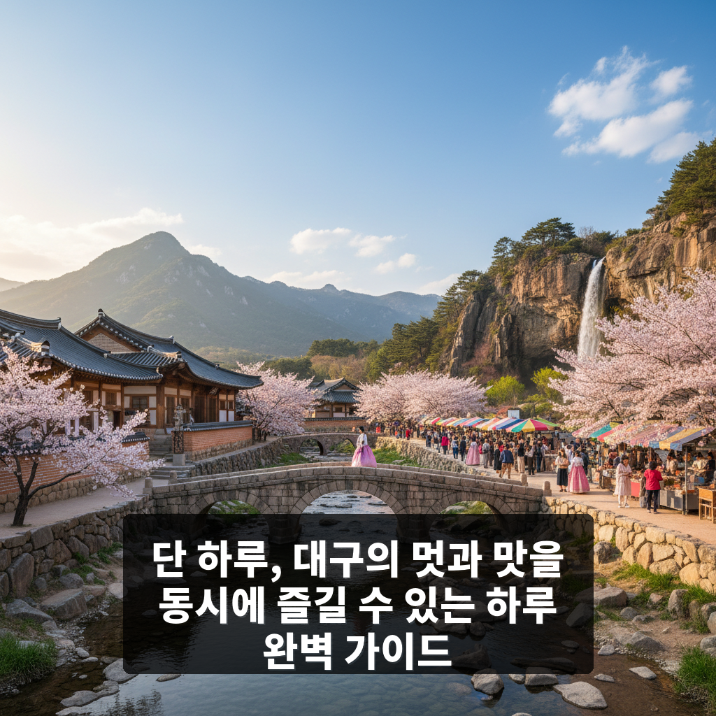 대구의 멋과 맛을 동시에 즐길 수 있는 하루