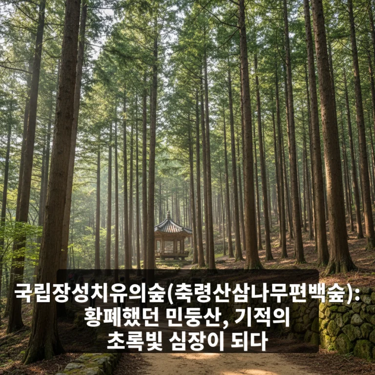 국립장성치유의숲(축령산삼나무편백숲)