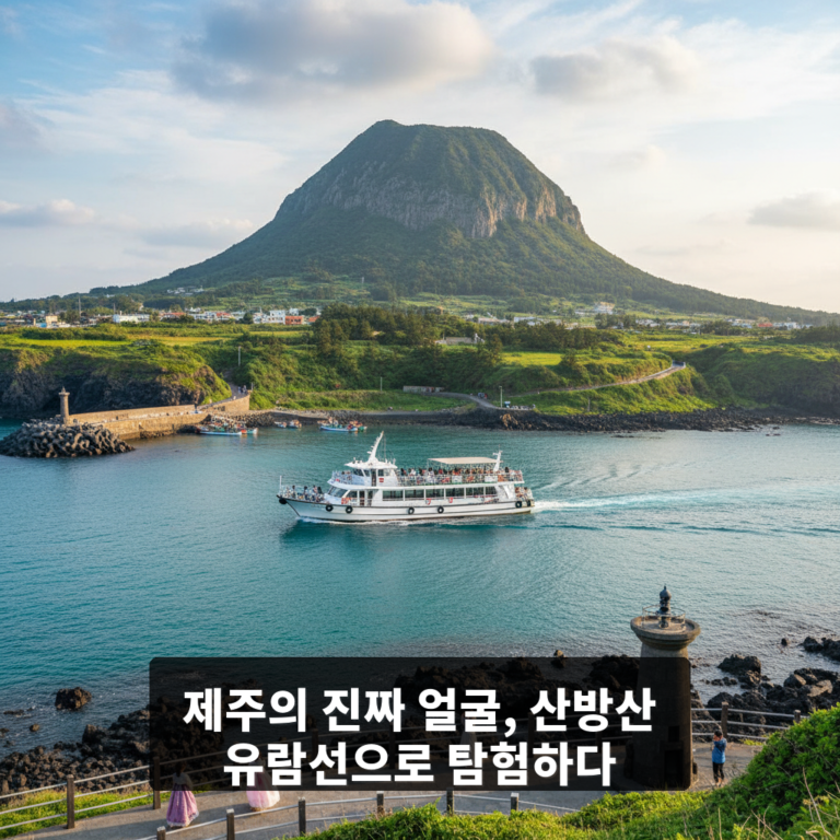 산방산 유람선