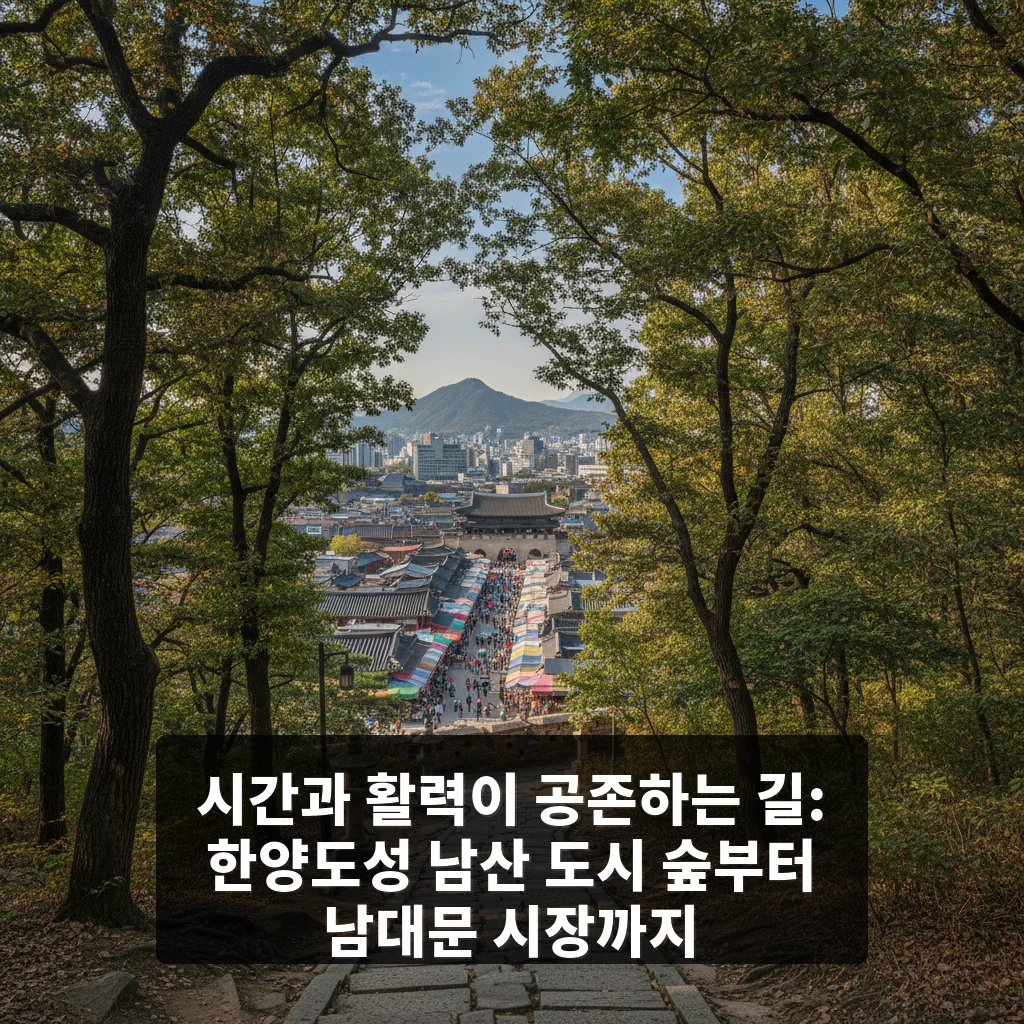 한양도성 남산 도시 숲부터 남대문 시장까지