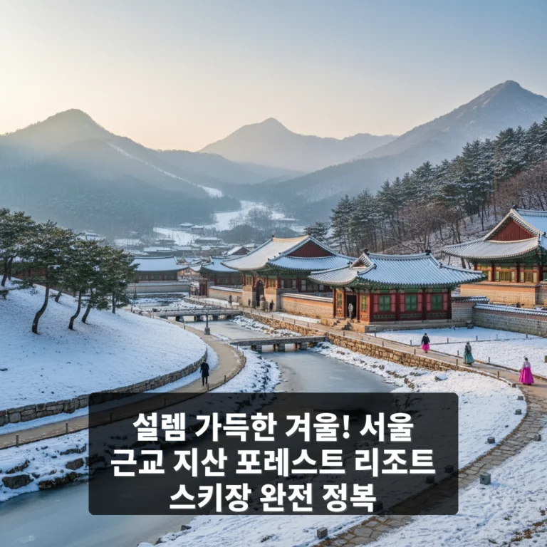 지산 포레스트 리조트 스키장