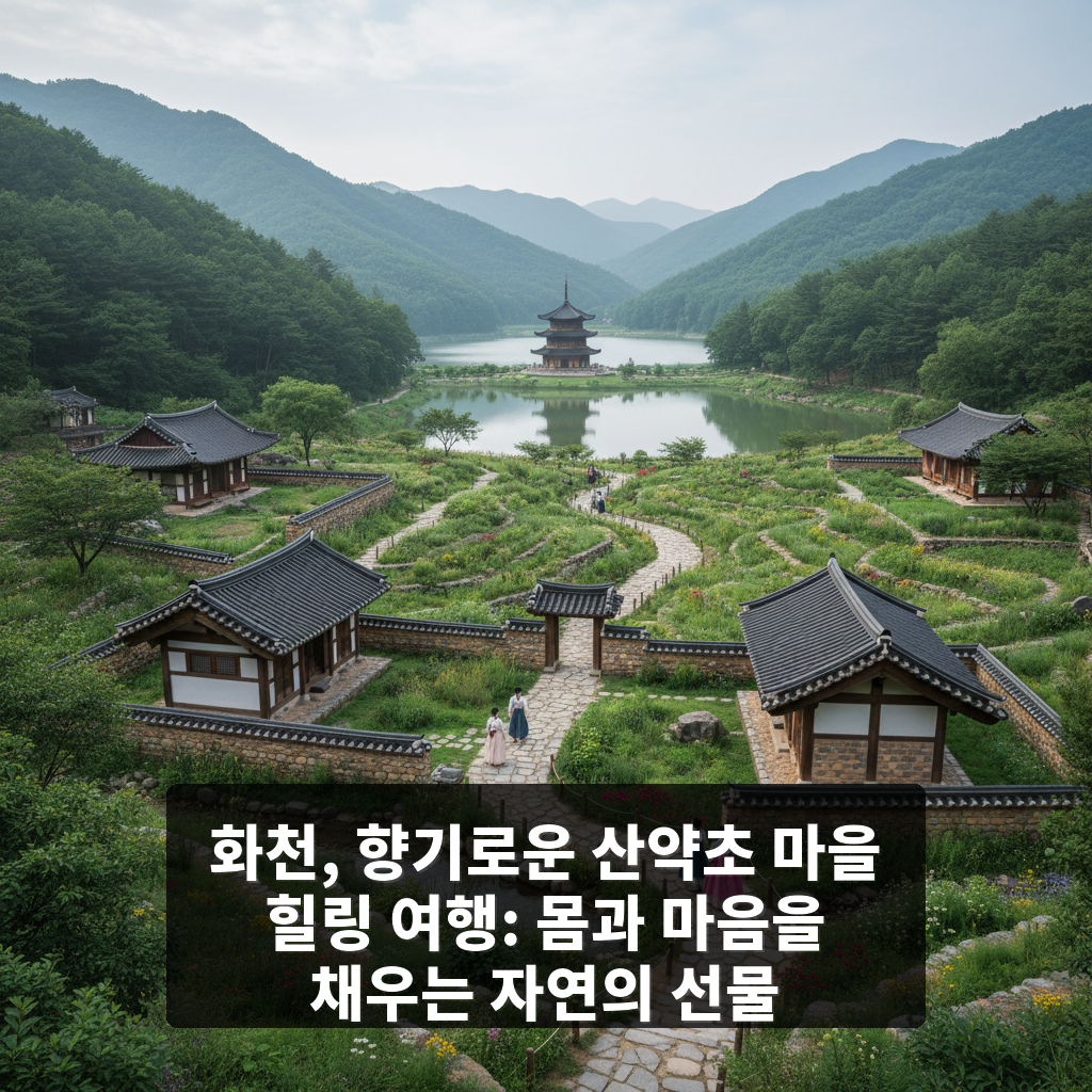 화천, 향기로운 ‘산약초 마을’ 힐링 여행