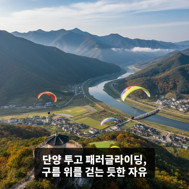 단양 투고 패러글라이딩