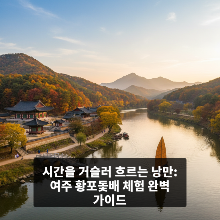 여주 황포돛배