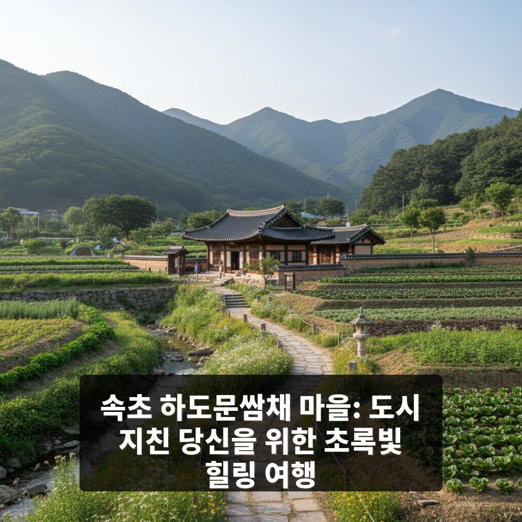 속초 하도문쌈채 마을