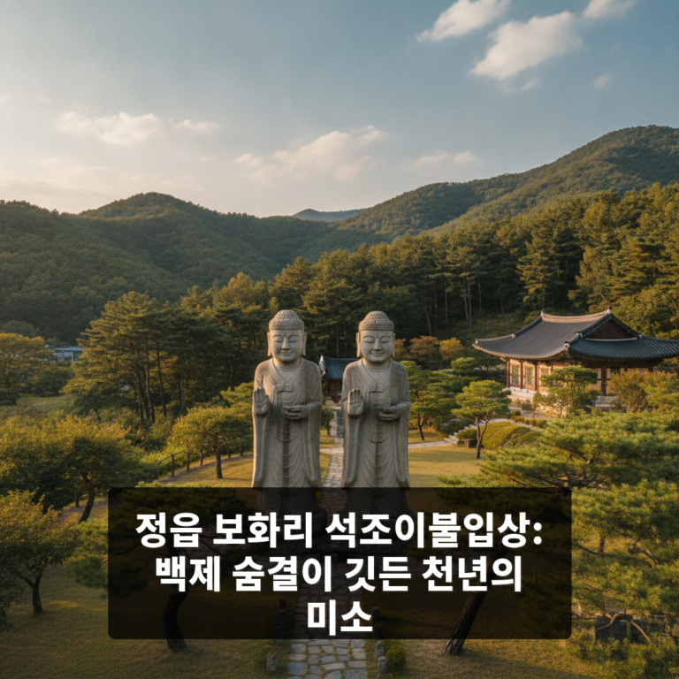 정읍 보화리 석조이불입상