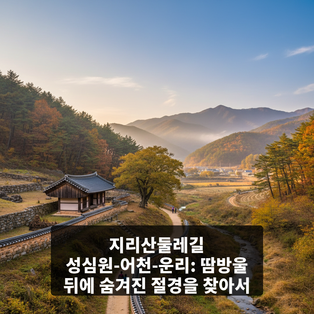 지리산둘레길 성심원-어천-운리