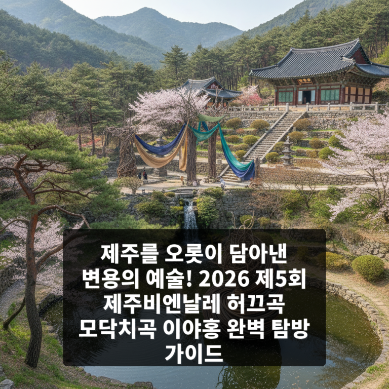 2026 제5회 제주비엔날레 허끄곡 모닥치곡 이야홍 : 변용의 기술