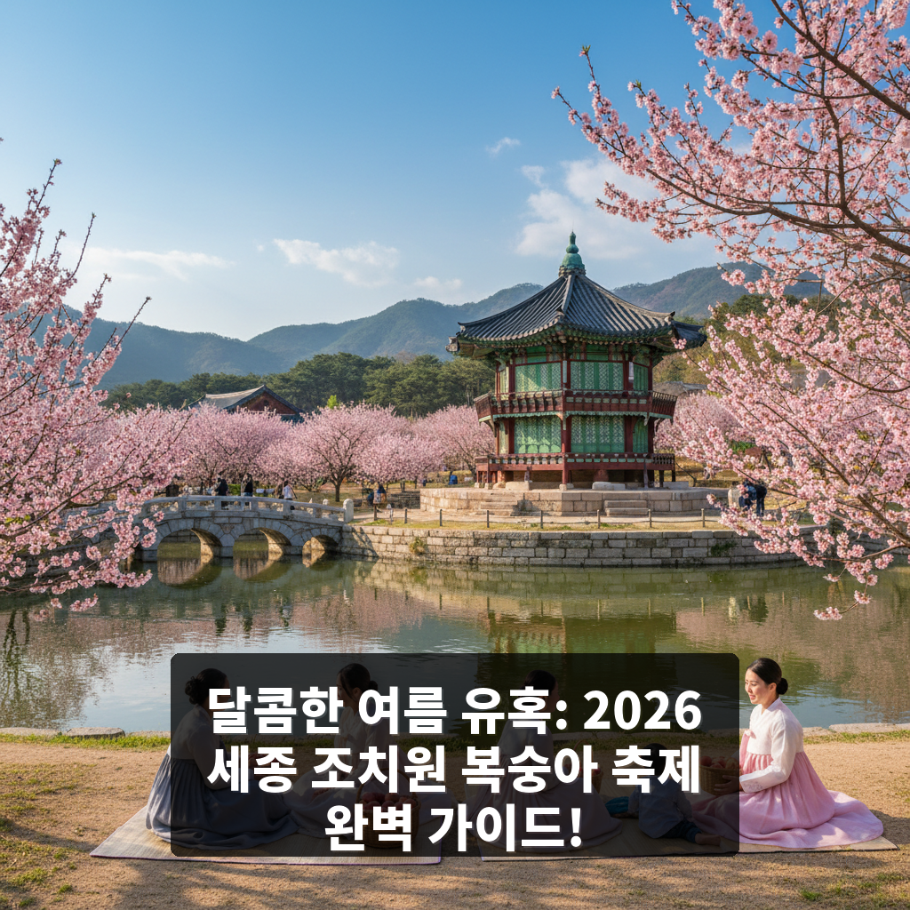 세종 조치원 복숭아 축제