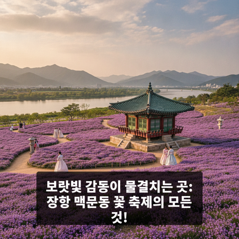 장항 맥문동 꽃 축제
