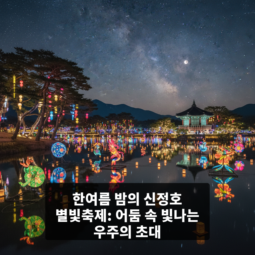 한여름 밤의 신정호 별빛축제