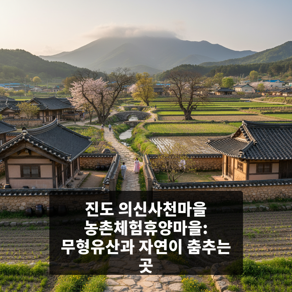 진도 의신사천마을 농촌체험휴양마을