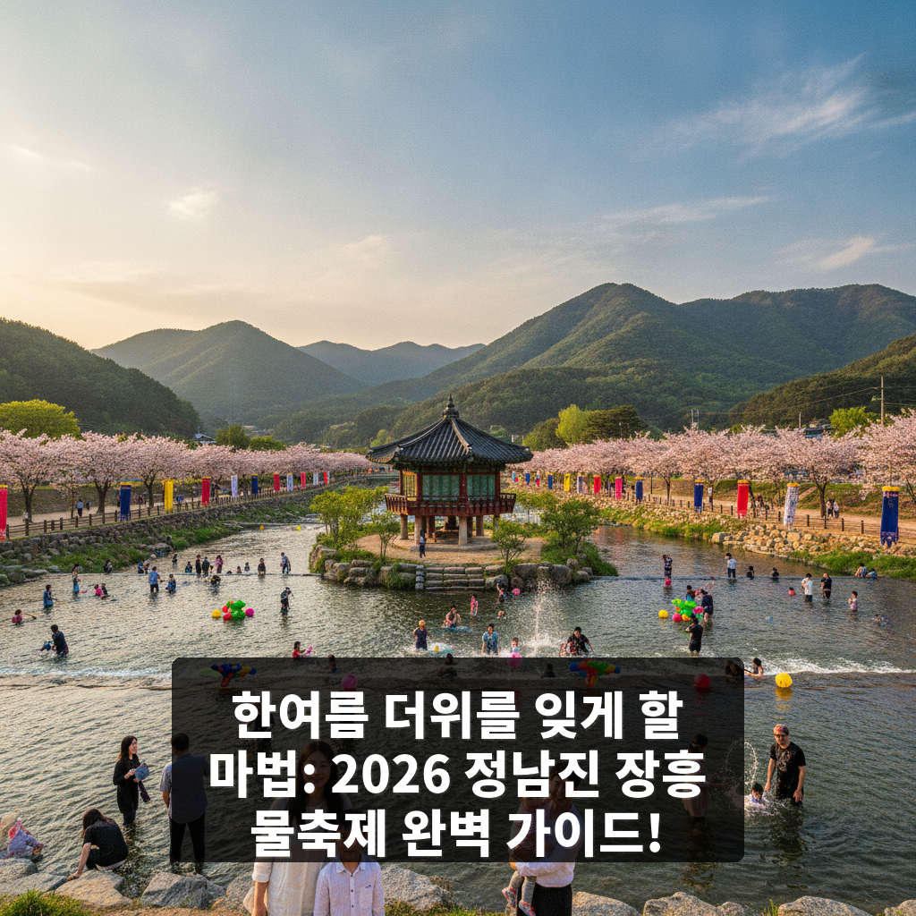 정남진 장흥 물축제