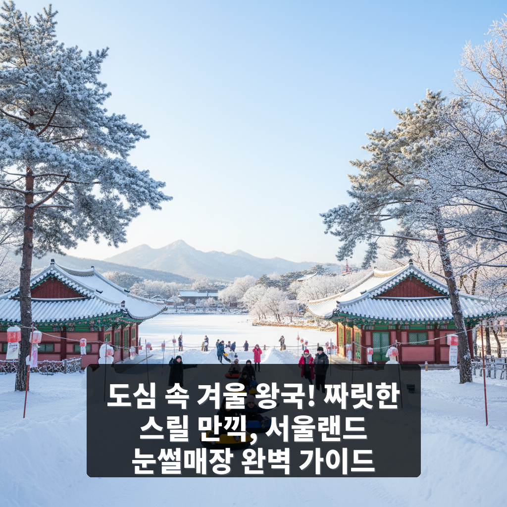 서울랜드 눈썰매장