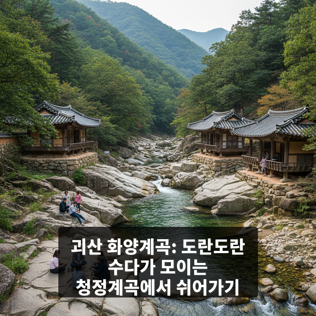도란도란 수다가 모이는 청정계곡