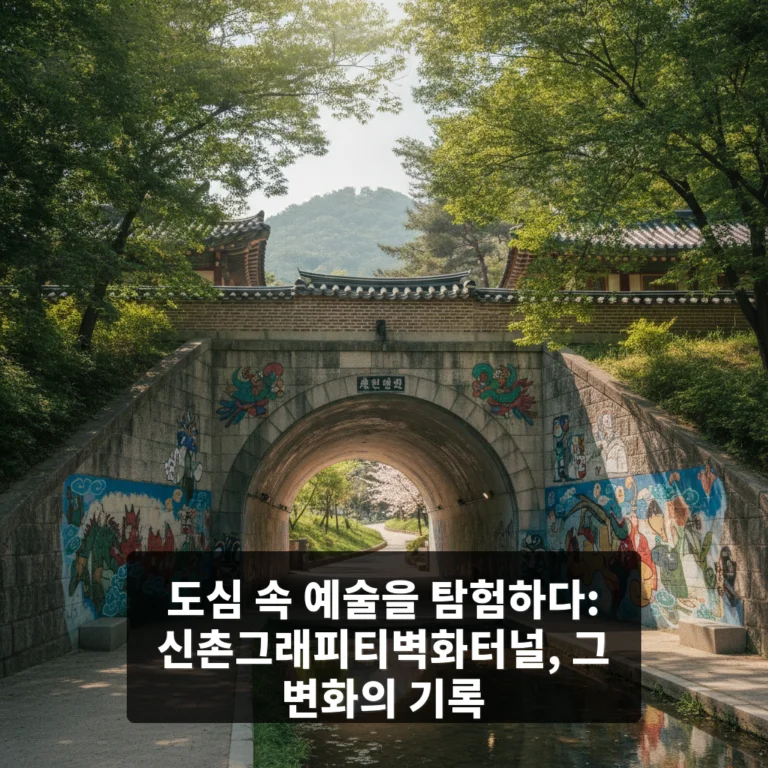 신촌그래피티벽화터널