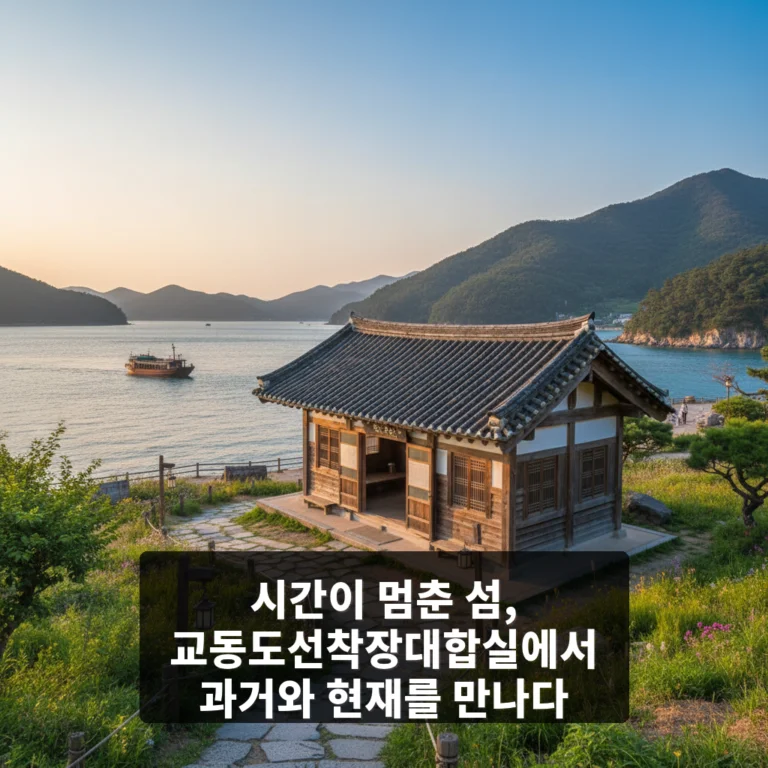 교동도선착장대합실