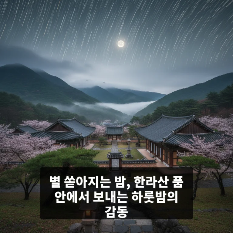 한라산 품 안에서 보내는 하룻밤