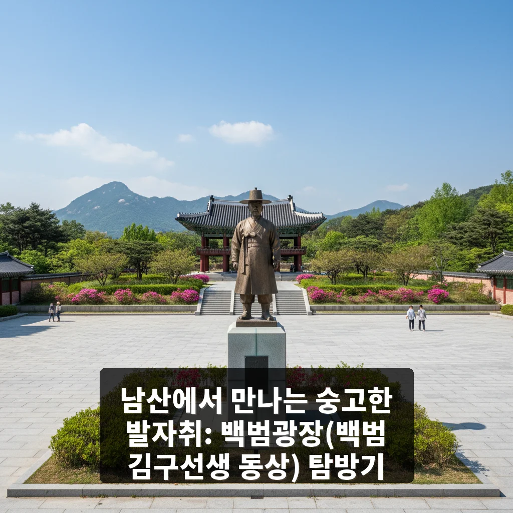 백범광장(백범 김구선생 동상)