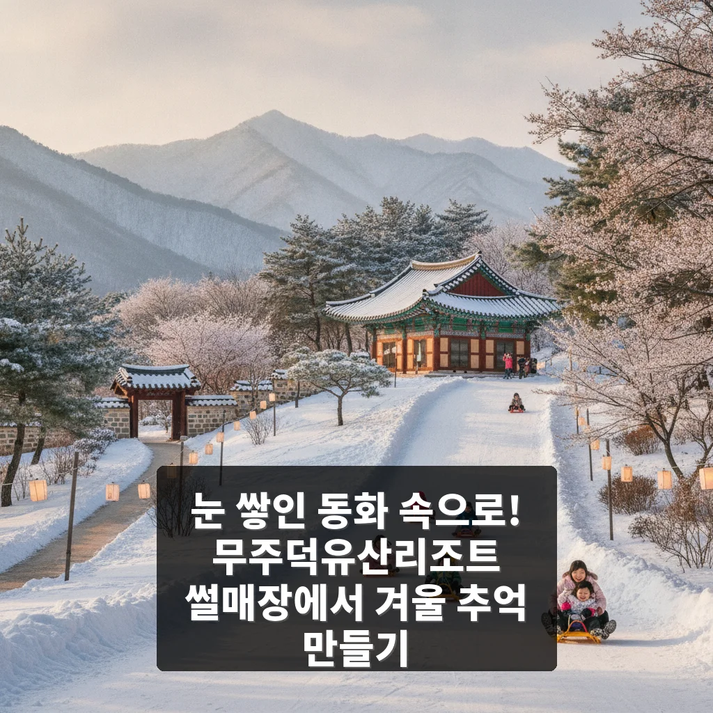 무주덕유산리조트 썰매장
