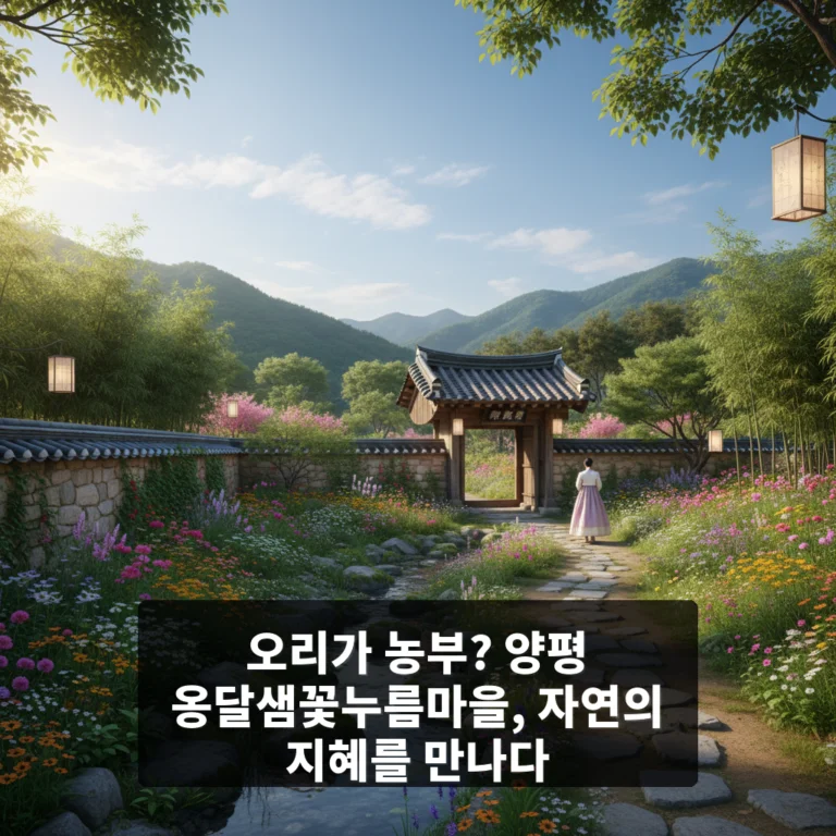 양평 옹달샘꽃누름마을