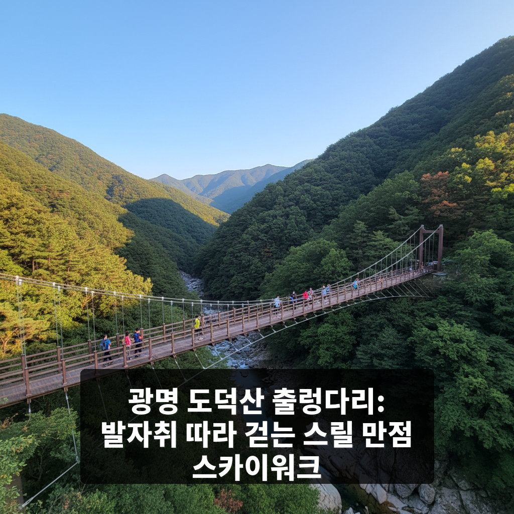 도덕산 출렁다리