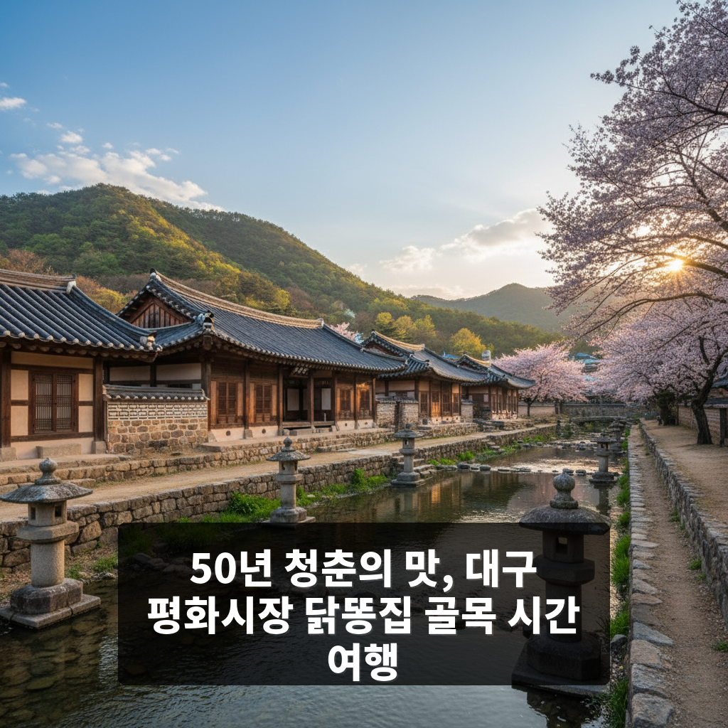 대구 평화시장 닭똥집 골목
