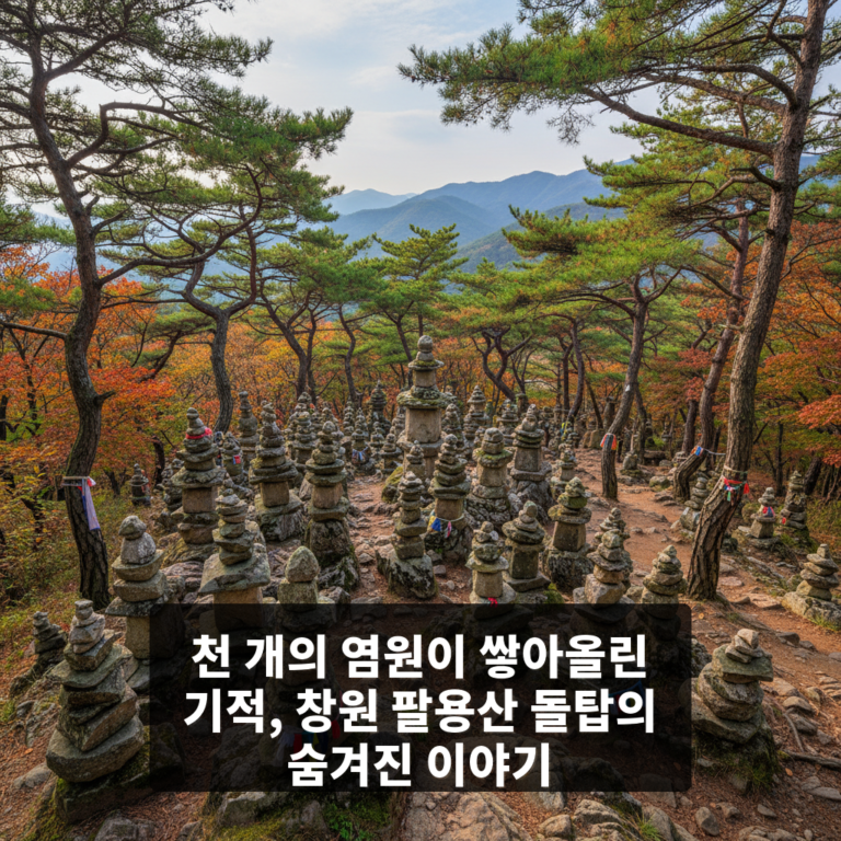 팔용산 돌탑