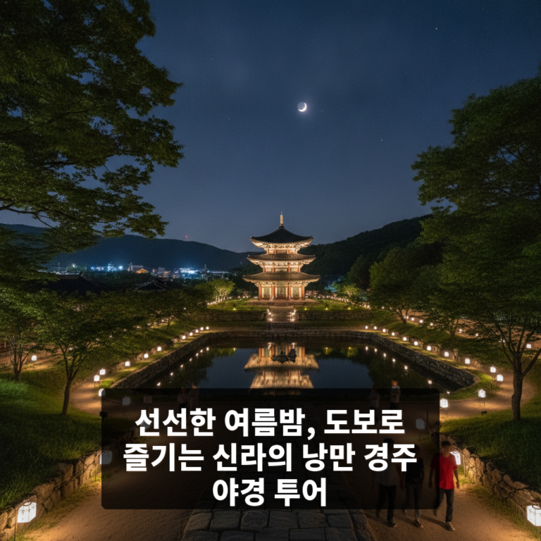 도보로 즐기는 신라의 여름밤