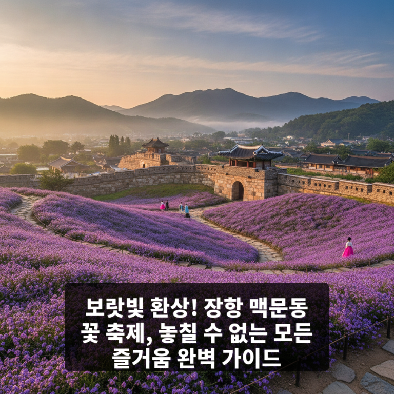 장항 맥문동 꽃 축제