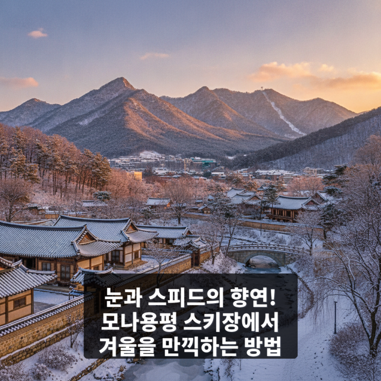 모나용평 스키장