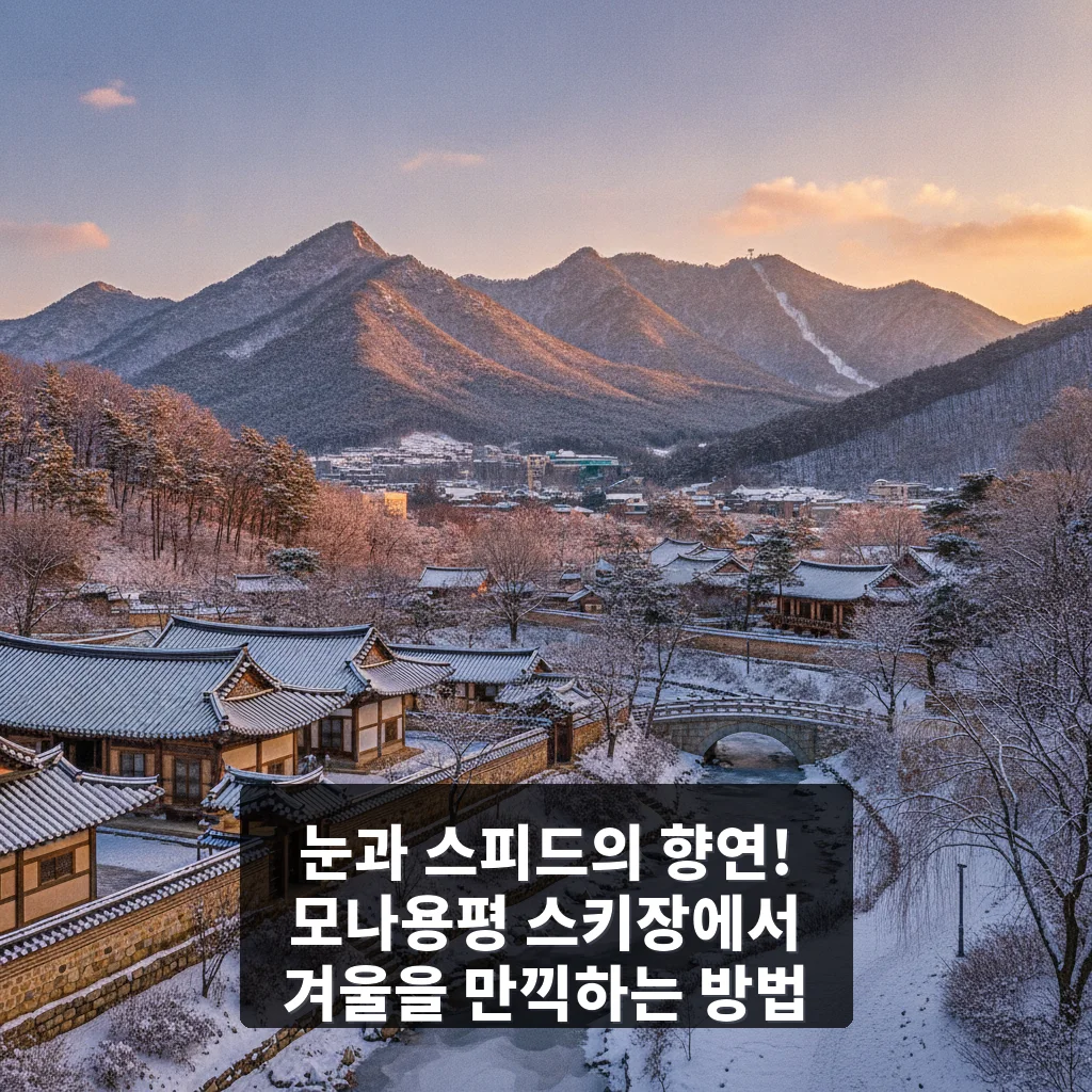 모나용평 스키장